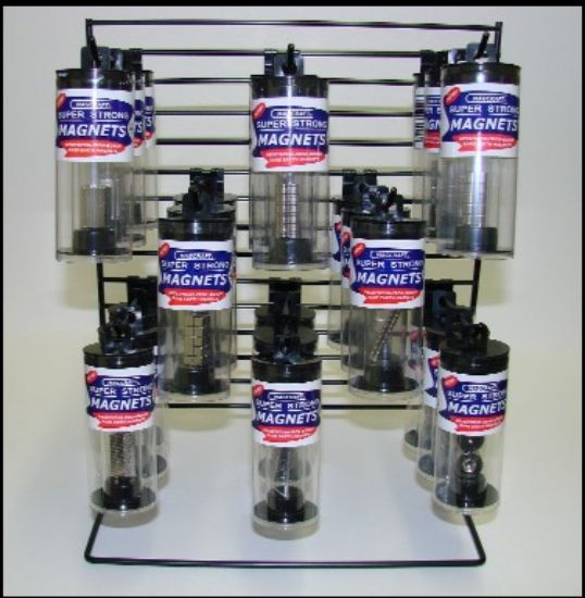 Picture of Rare Earth Magnet Assortment: 24 Total (3ea of 8 diff.)