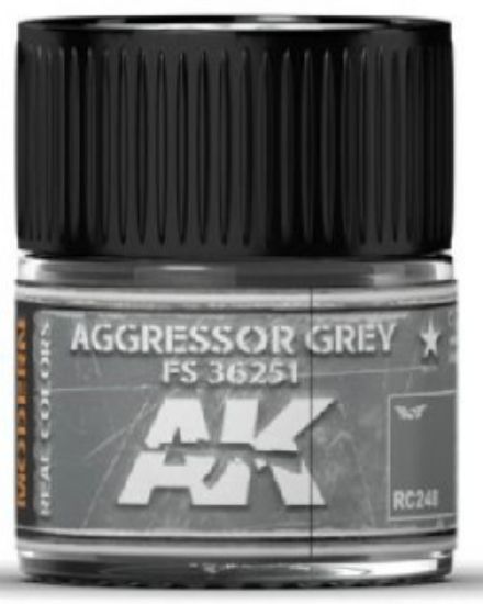 Picture of Real Colors: Aggressor Grey FS36251 Acrylic Lacquer Paint 10ml Bottle