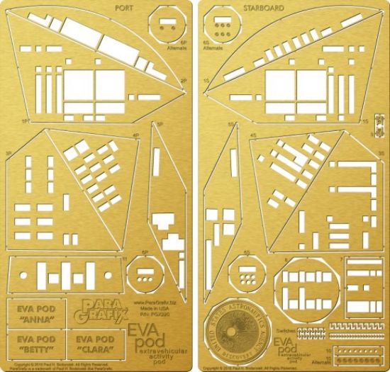 Picture of 1/8 2001 Space Odyssey: EVA Pod Photo-Etch Set for MOE