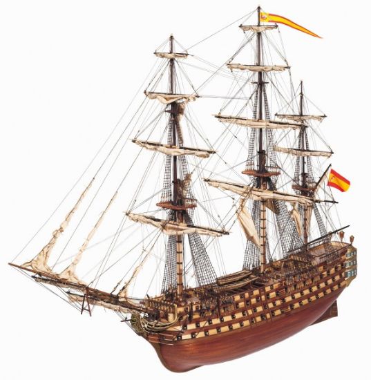 Picture of 1/90 Santisima Trinidad Spanish 3-Masted Sailing Warship (Advanced Level)