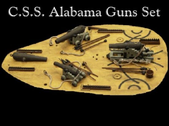 Picture of 1/96 Naval Artillery Upgrade Set for Confederate Ironclad Warships