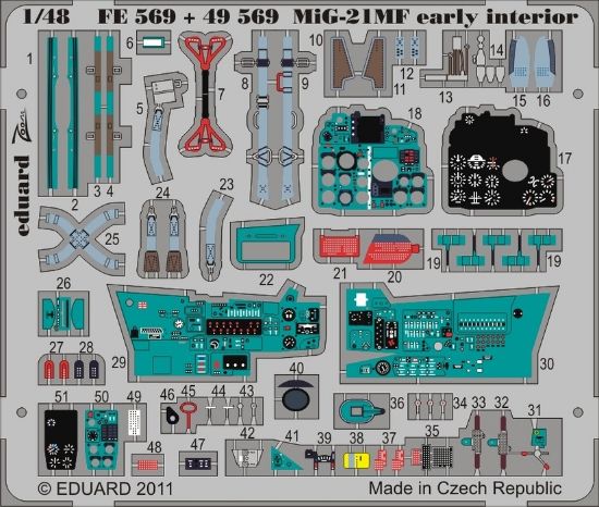 Picture of Mikoyan MiG-21MF Interior (designed to Be Used with Mode