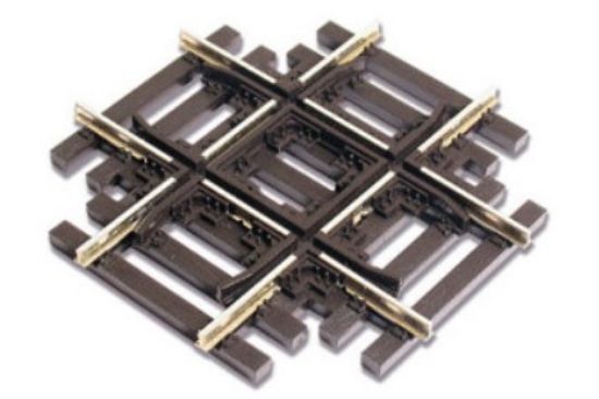 Picture of HO Code 83 Short Crossing (90Âº Angle) w/Insulated Frog