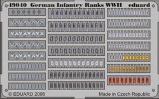 Picture of Model Figures - German Infantry Ranks WWII PRE-PAINTED in COLOUR!- 1:4