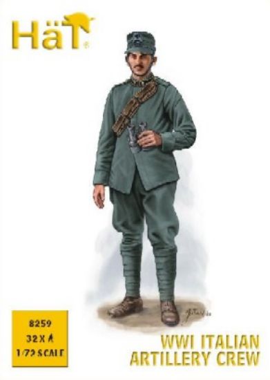 Picture of Model Figures - WWI Italian Artillery Crew- 1:72 -HAT Industrie