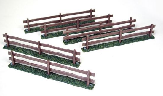 Picture of Multi-Scale for 1/72-1/32 Wooden Fences (6) (Painted)