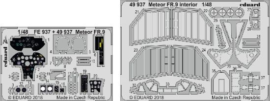 Picture of 1/48 Aircraft- Meteor FR9 Interior for ARX (Painted) (D)