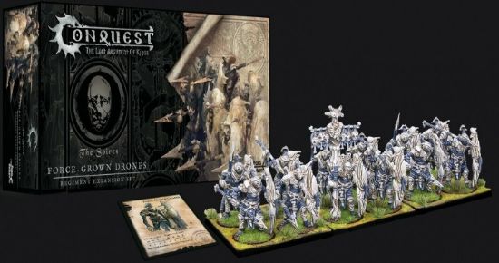 Picture of 38mm Conquest Spires: Force-Grown Drones Plastic Figure Kit (12 w/stands)