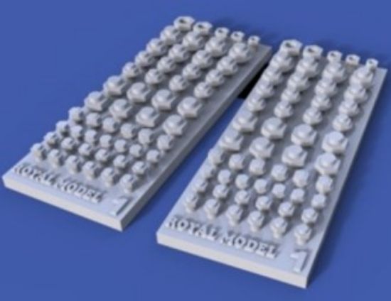 Picture of Assorted Bolts No.1 for All Scales (Resin)