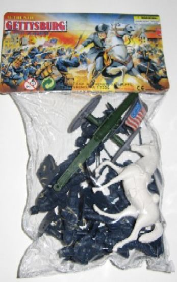 Picture of 54mm Gettysburg Union Figure Playset (12pcs) (Bagged) (Americana)
