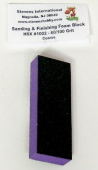 Picture of 60/100 Grit Coarse Sanding & Finishing Foam Block (1/Bag)