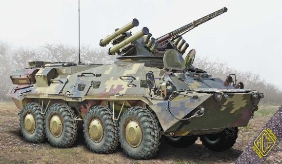 Picture of Ace Military Model Kit - BTR-3E1 Ukrainian Armored Personnel Carrier- 1:72