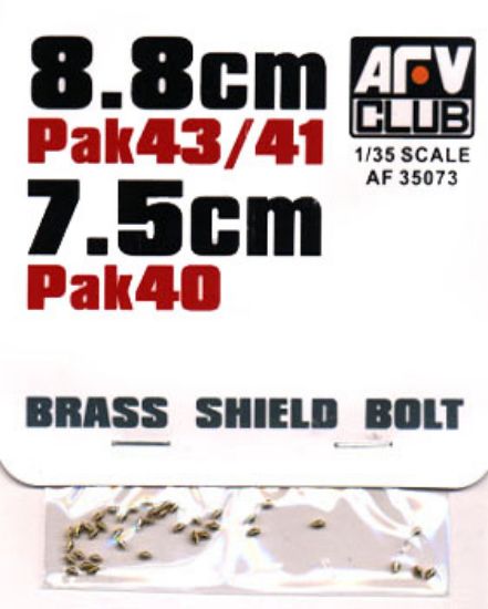 Picture of AFV Club 8.8cm Pak 43/41 & 7.5cm Pak 40 Shield Bolts -- Plastic