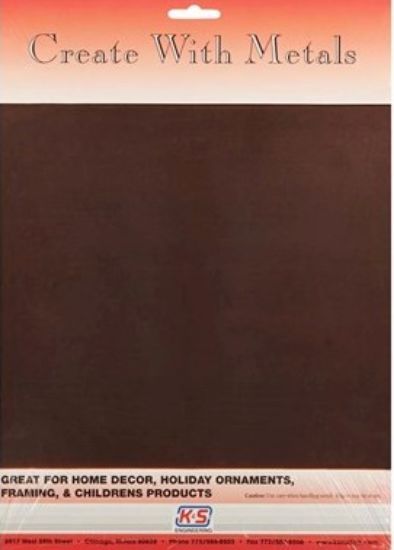 Picture of K&S Copper Sheet .013 9x12 (1) 6535
