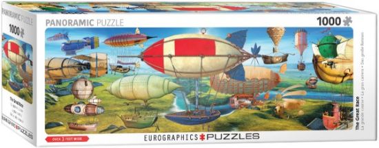 Picture of The Great Race Hot Air Balloons Panoramic Puzzle (1000pc)