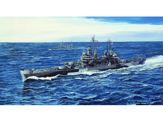 Picture of Trumpeter 05726 1/700 '44 USS Pittsburgh CA-72 Cruiser Multi-Colored,