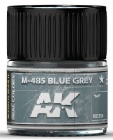 Picture of Real Colors: M485 Blue Grey Acrylic Lacquer Paint 10ml Bottle