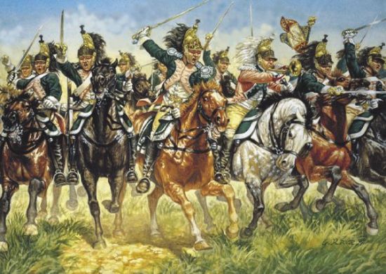 Picture of French Dragoons 1815, 1/72 by Italeri, Model Figures