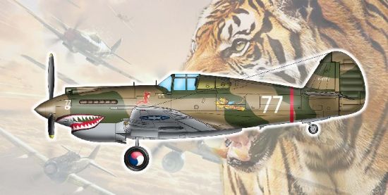 Picture of Trumpeter 1/48 H-81A-2 AVG P-40 Variant Aircraft 5807