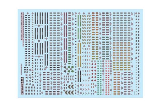 Picture of Tamiya 12641 WWII German Military Insignia Decal Set 1/35 Scale Kit