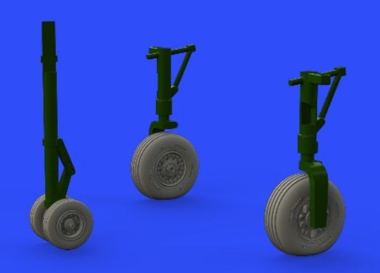 Picture of 1/72 Aircraft- FG1 Phantom Wheels for ARX (Mask & Resin) (D)