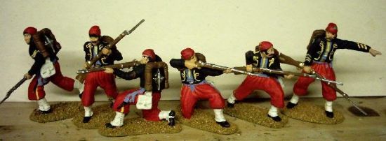 Picture of Hat 18 Civil War Union Zouaves Plastic Soldiers reaty to paint