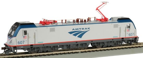 Picture of HO ACS64 Siemens Electric Locomotive DCC WowSound Amtrak #607 (D)