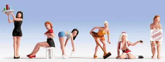 Picture of HO Risque Female Entertainers (5) &amp; Bar Waitress (1)