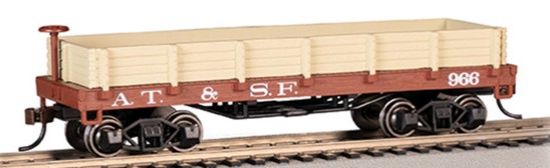 Picture of HO Old-Time Gondola ATSF #966