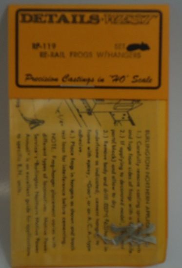Picture of HO Re-Rail Frog Set Right & Left Hands w/Hangers