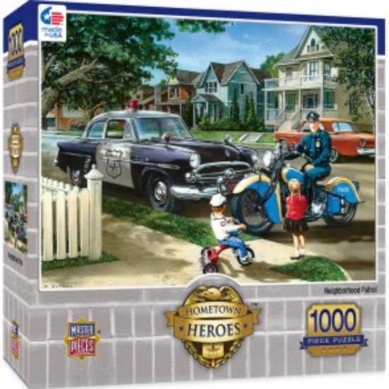 Picture of Hometown Heroes: Neighborhood Patrol Police Puzzle (1000pc)