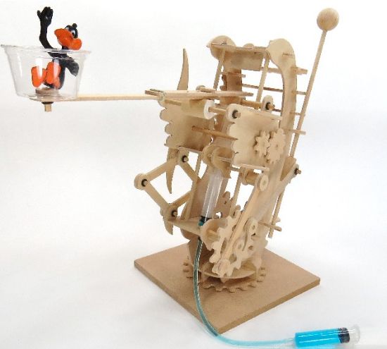 Picture of Hydraulic Gearbot Wooden STEM Activity Kit