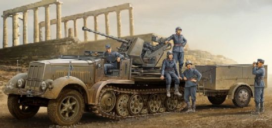Picture of Trumpeter Military Model Kit - Sd.Kfz.7/2 (Early Version) 3.7cm Flak 37 Auf Selb