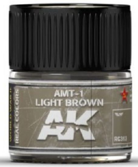 Picture of Real Colors: AMT1 Light Brown Acrylic Lacquer Paint 10ml Bottle