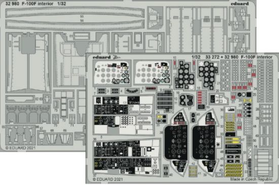 Picture of 1/32 Aircraft- F100F Interior for TSM (Painted)