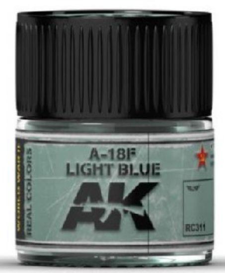 Picture of Real Colors: A18F Light Grey-Blue Acrylic Lacquer Paint 10ml Bottle