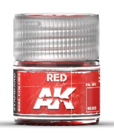Picture of Real Colors: Red Acrylic Lacquer Paint 10ml Bottle
