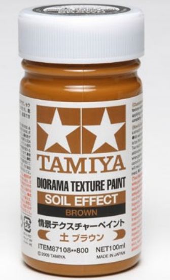 Picture of Diorama Texture Soil Effect Brown Paint (100ml Bottle)