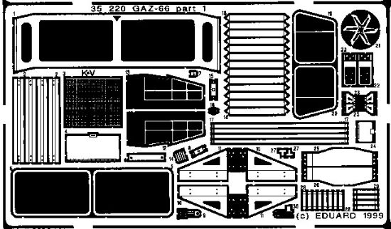 Picture of GAZ 66 (designed to Be Assembled with Model Kits from SC