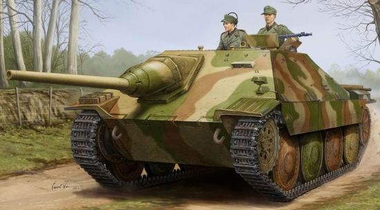 Picture of German Jagdpanzer 38(t) Hetzer-Starr Tank, 1/35 by Trumpeter, Model