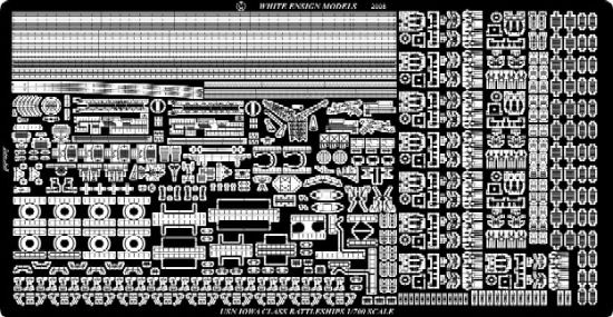 Picture of 1/700 WWII Iowa Class for FJM & TAM