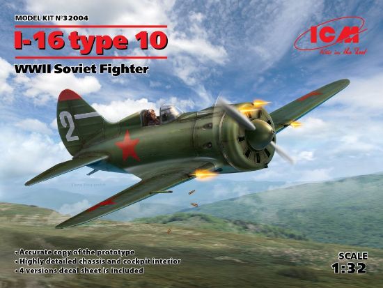 Picture of 1/32 WWII Soviet I16 Type 10 Fighter