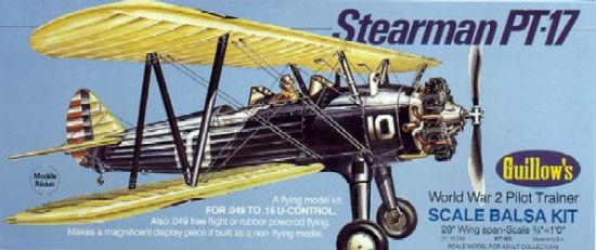 Picture of Guillow GUI803 Stearman PT-17 Balsa Kit Airplane