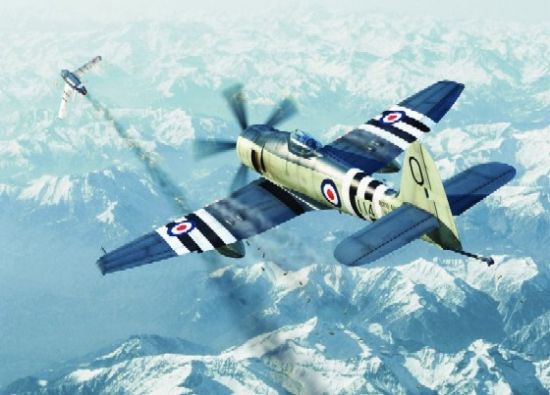 Picture of Hawker Sea Fury Fb.II, 1/72 by Trumpeter, Model Airplane