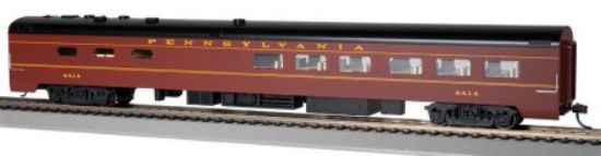 Picture of HO 85â€™ Smooth-Side Dining Car w/Lighted Interior Pennsylvania #4414