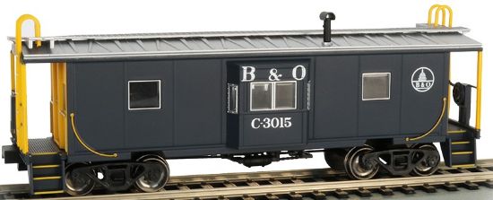 Picture of HO Bay Window Caboose w/Roof Walk Baltimore & Ohio