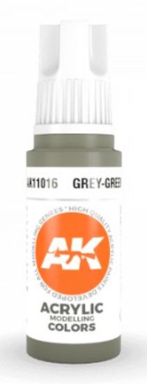 Picture of Grey Green Acrylic Paint 17ml Bottle