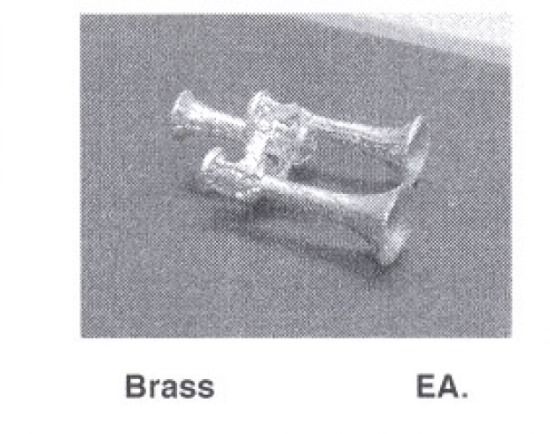 Picture of HO Air Horn Leslie S3L Low Profile Bracket  for BN, GN, Katy, CR