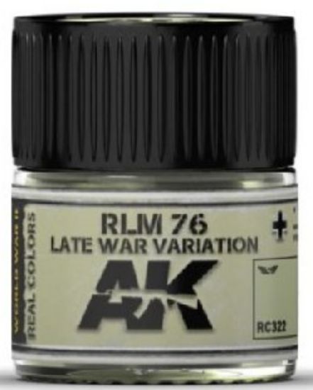 Picture of Real Colors: RLM76 Late War Variation Blue Acrylic Lacquer Paint 10ml Bottle