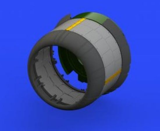 Picture of 1/32 Aircraft- F4U1 Cowling w/Alternate Cooling Flaps for TAM (Photo-Etch & Resin)